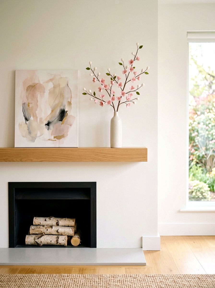 Felt cherry blossom branch - 25 Spring DIY Felt Flower Ideas