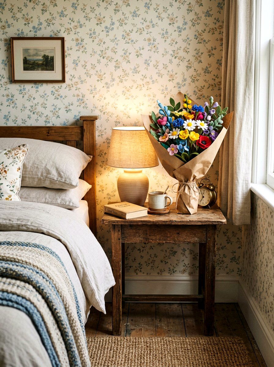 Felt wildflower bundle - 25 Spring DIY Felt Flower Ideas