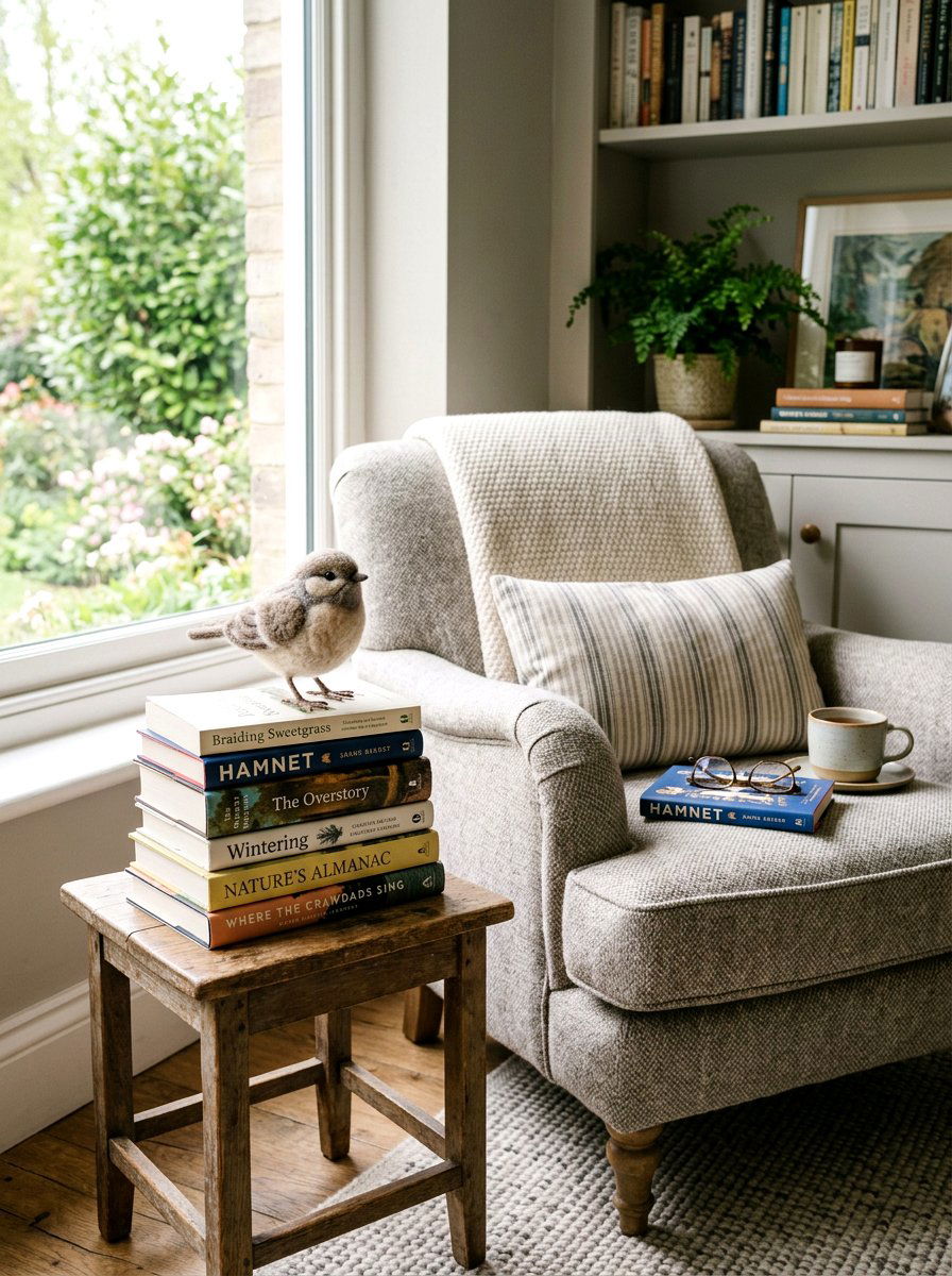 Felted Wool Bird - 25 Spring Bird Figurine Ideas