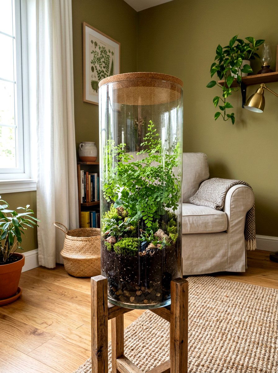 Fern Ecosystem - 25 Spring Terrarium Ideas