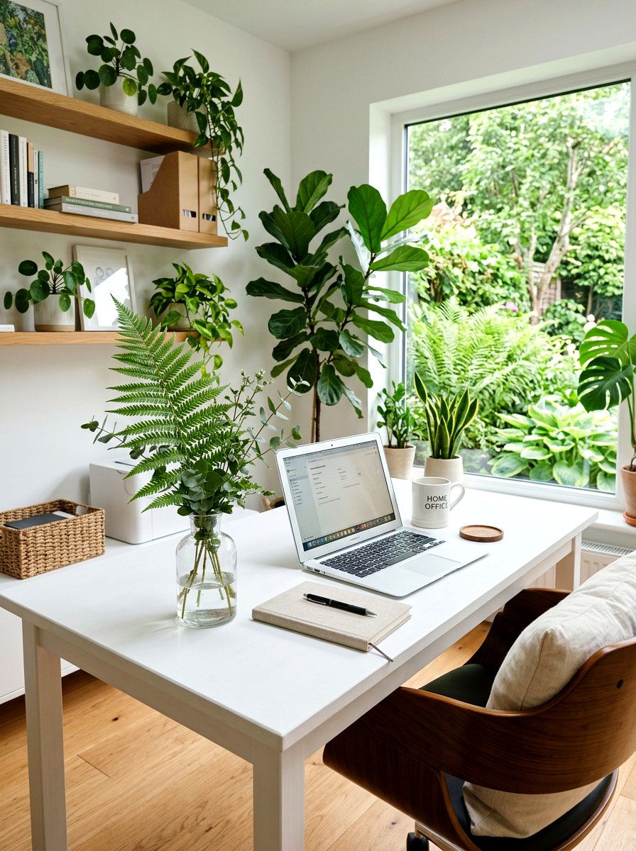 Fern Leaf And Greenery Focus - 25 Spring Bud Vase Arrangement Ideas