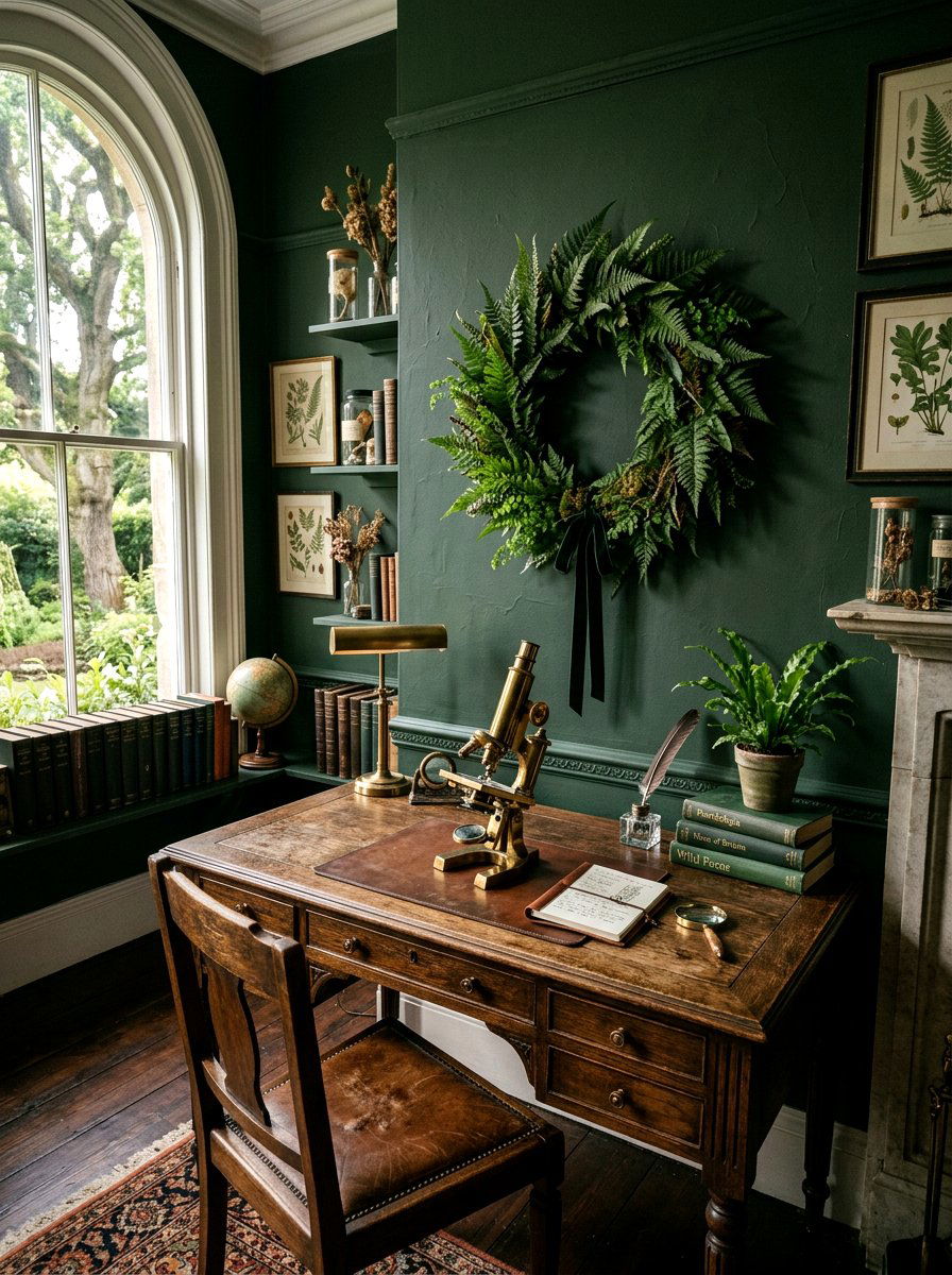 Fern Leaf Wreath - 25 Spring Asymmetrical Wreath Ideas