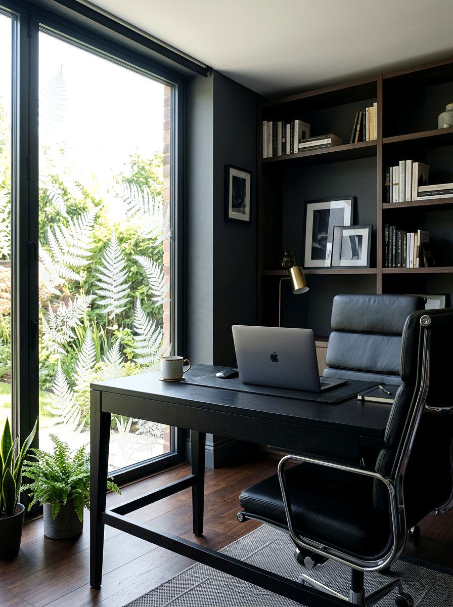 Fern leaf window clings - 25 Spring Window Cling Ideas