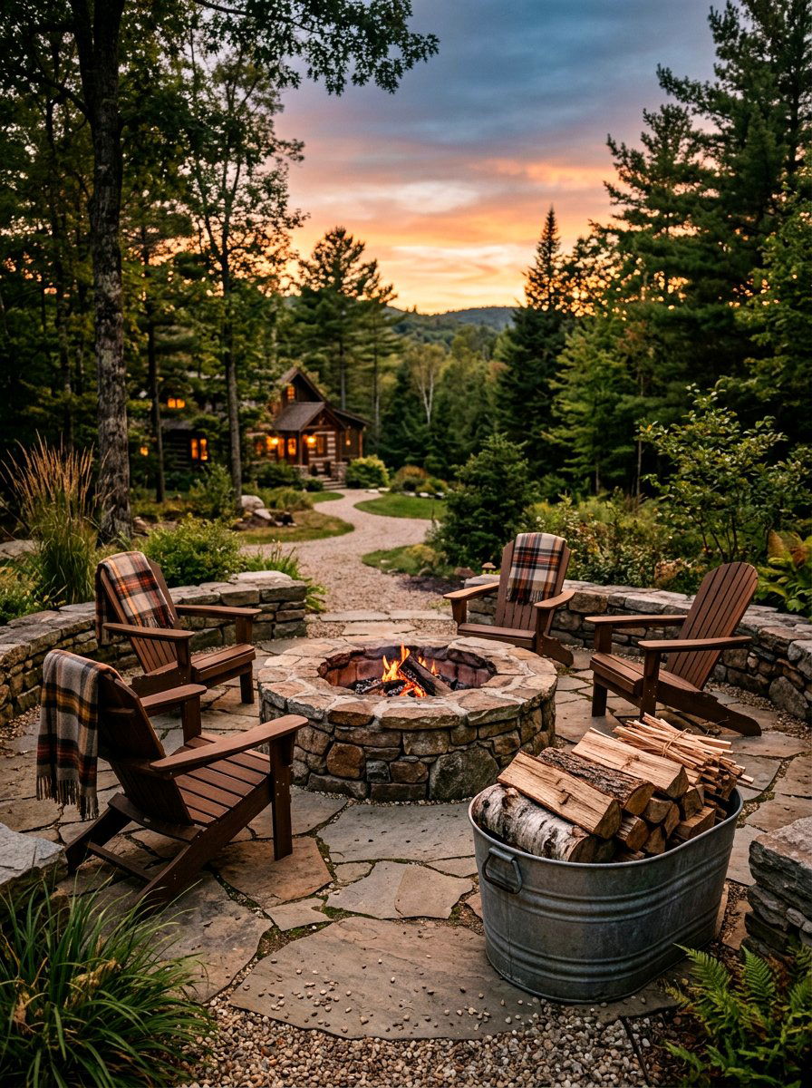 Fire Pit Wood Holder - 25 Spring Galvanized Tub Decor Ideas