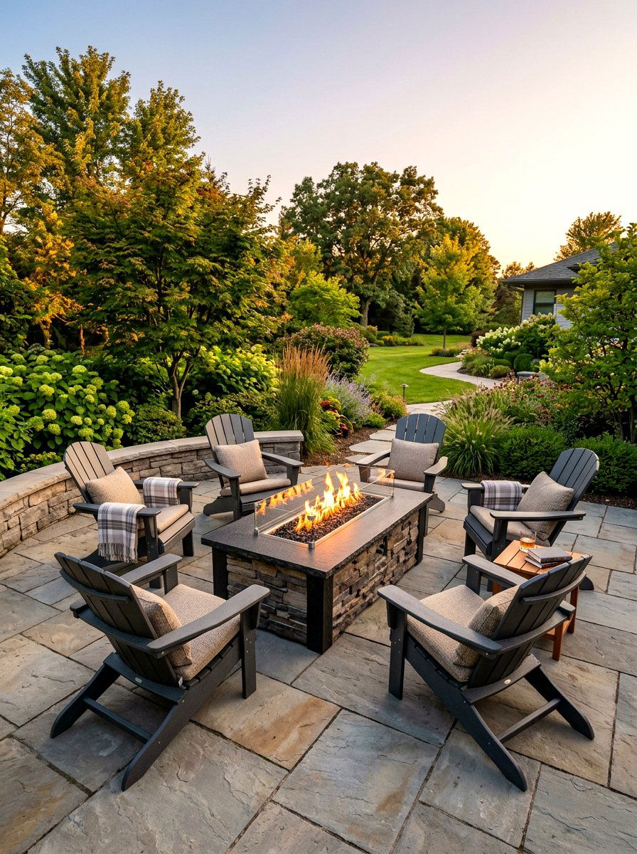 Fire Pit - 25 Spring Patio Decor Ideas