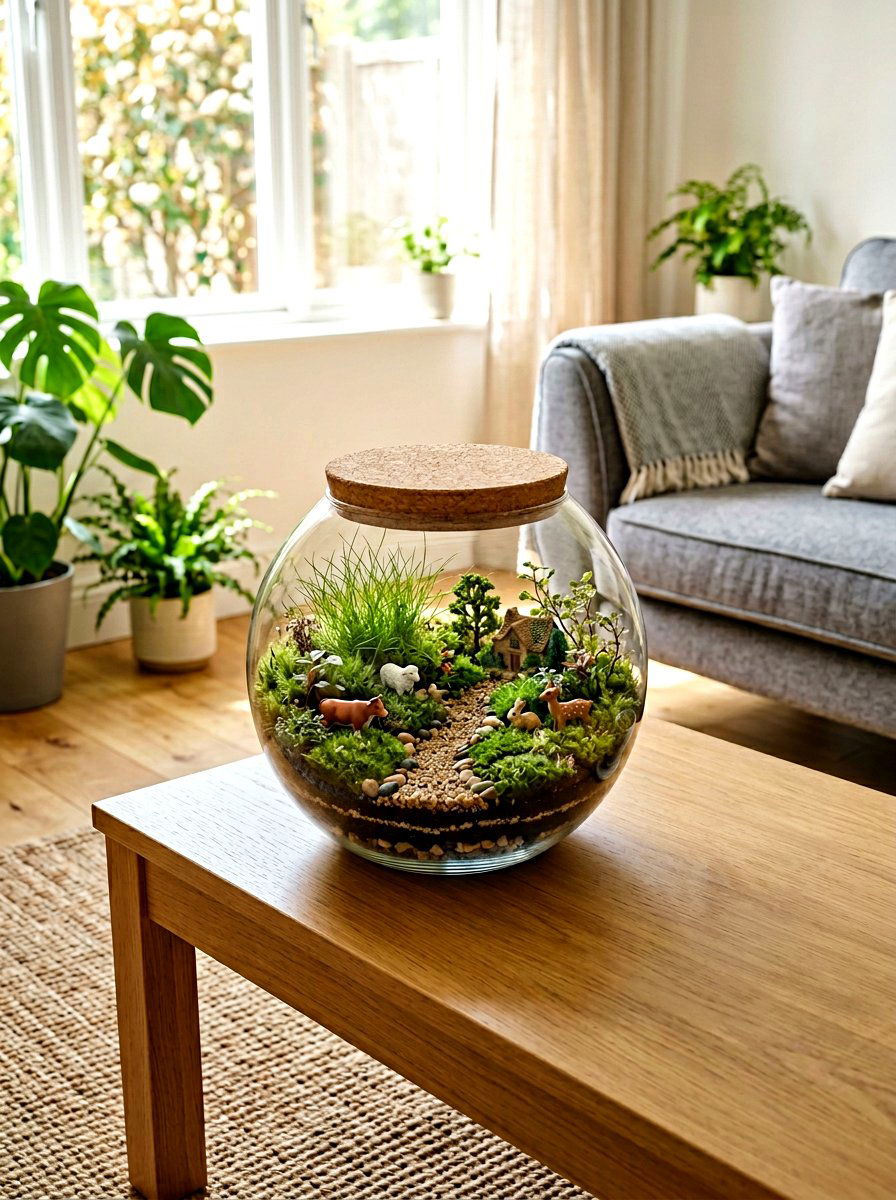 Fish Bowl Landscape - 25 Spring Terrarium Ideas