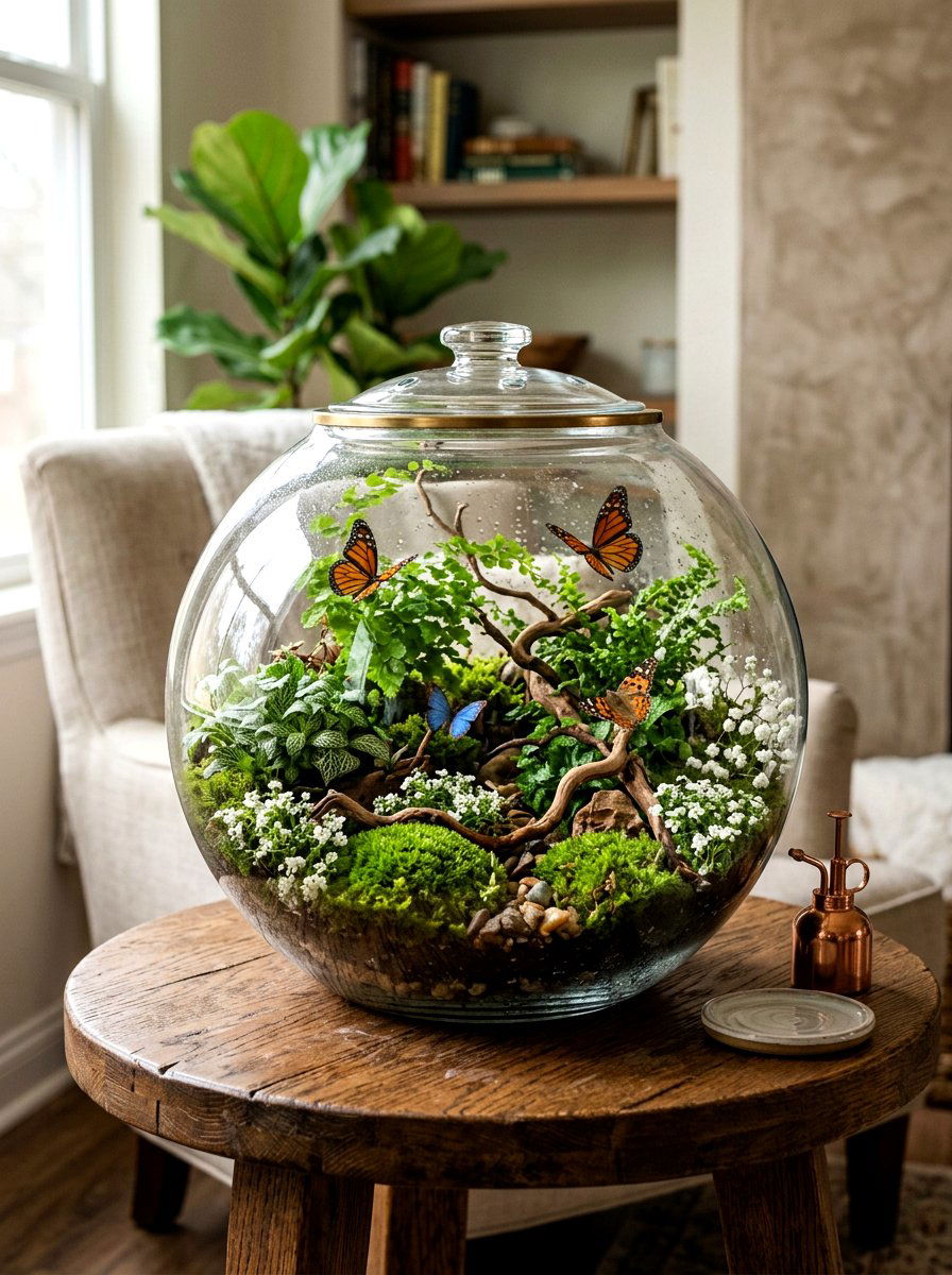 25 Creative Spring Butterfly Terrarium Ideas for Your Home
