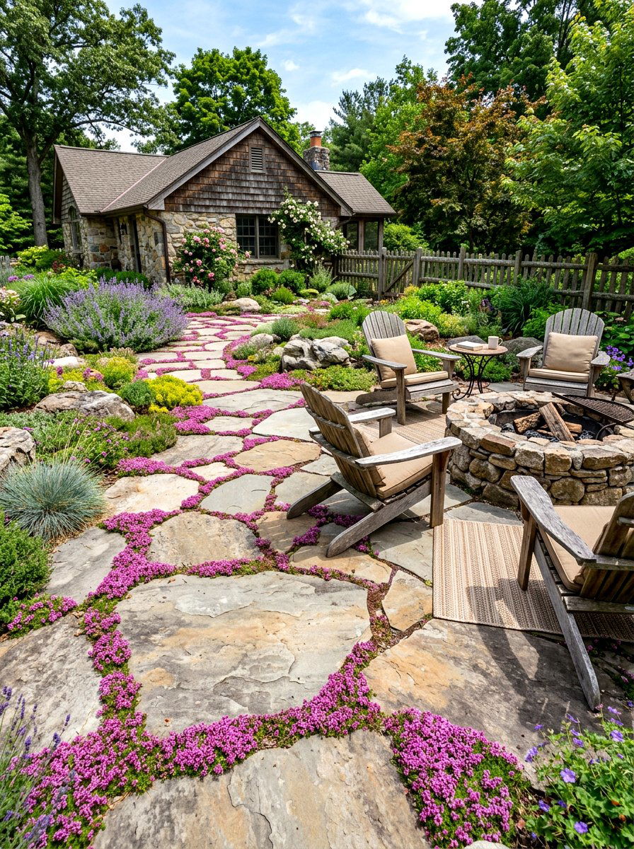 Flagstone Rock Garden - 25 Spring Rock Garden Ideas