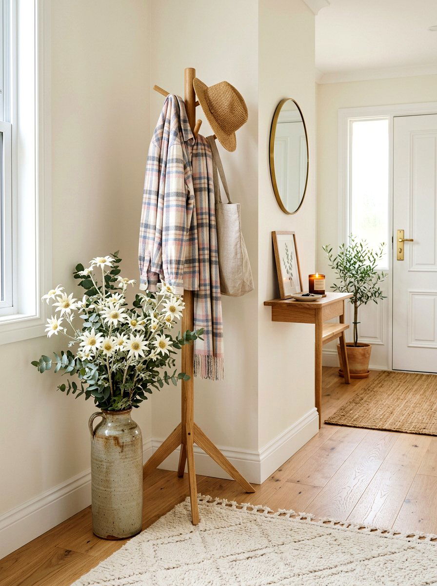 Flannel Flower Branch - 25 Spring DIY Fabric Flower Ideas