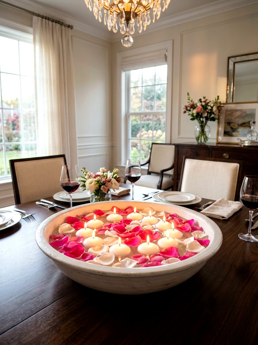 Floating Candle Display - 25 Spring Party Decor Ideas