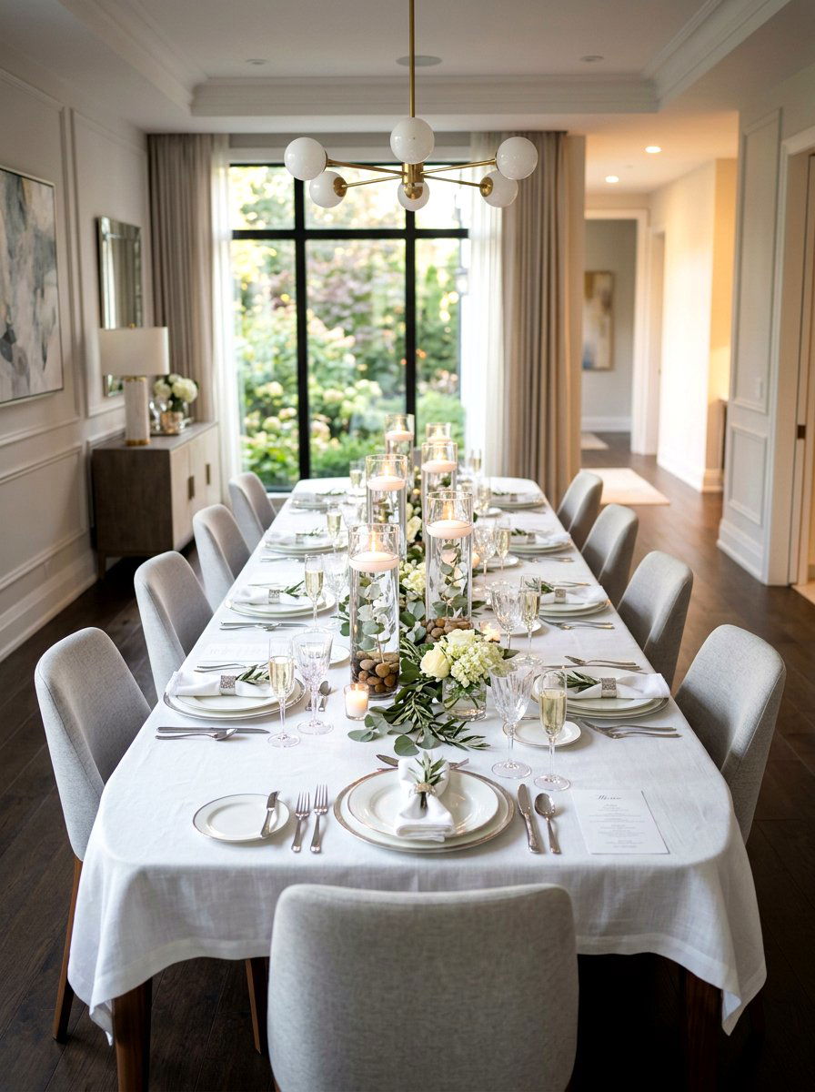 Floating Candle Glass Cylinder - 25 Spring Glass Jar Decor Ideas