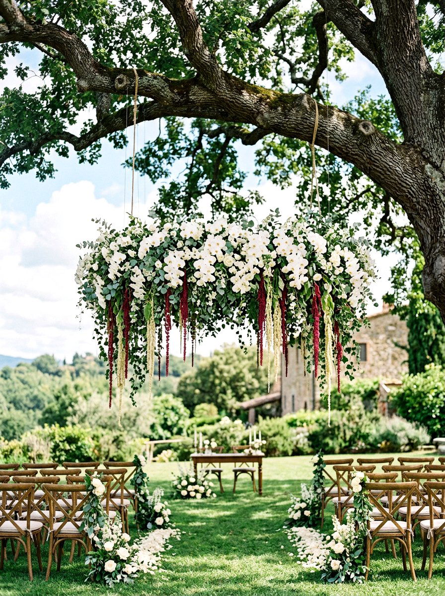 Floating Flower Arch Ceremony - 25 Spring Floral Arch Ideas