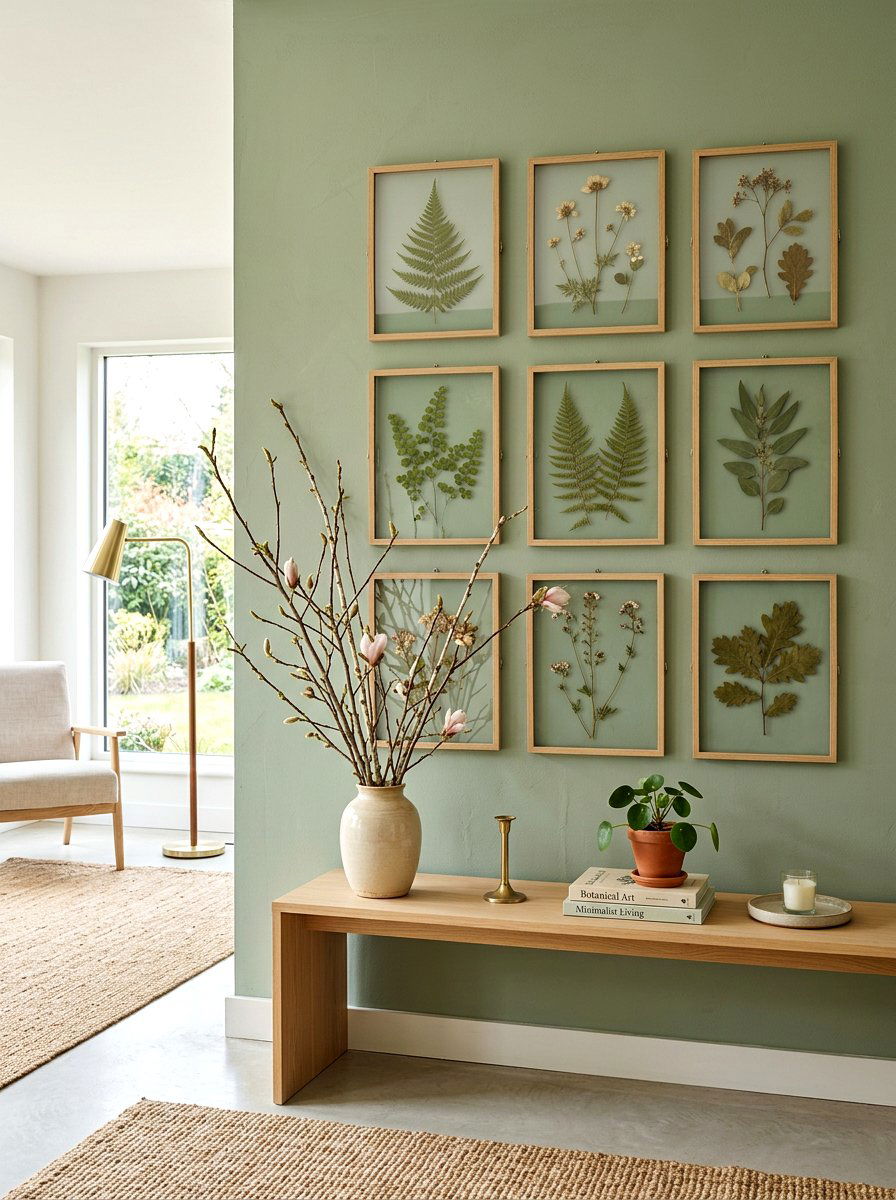 Floating Frame Botanical Collection - 25 Spring Gallery Wall Ideas