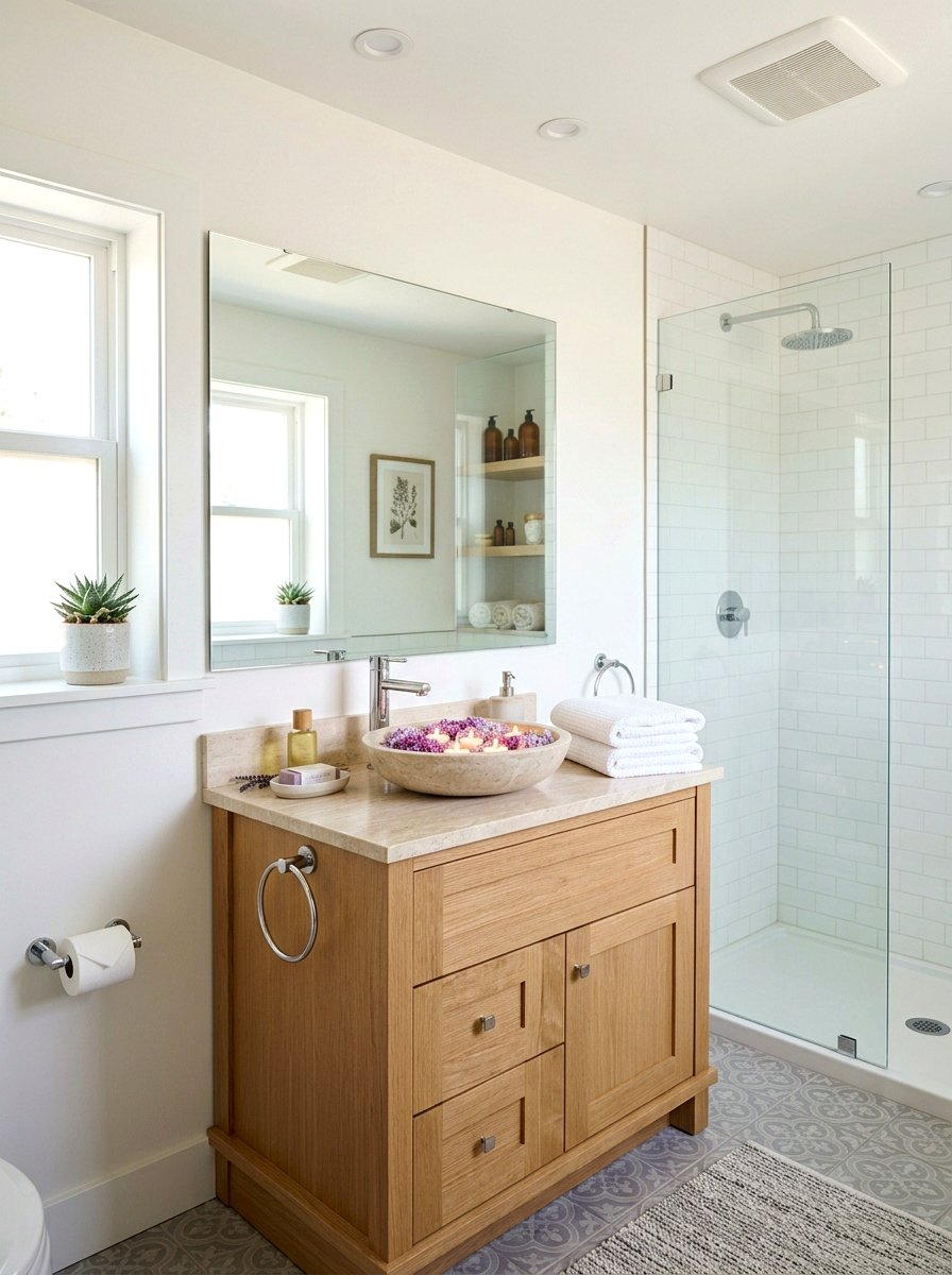 Floating Lilac Blossom Bowl - 25 Spring Lilac Arrangement Ideas