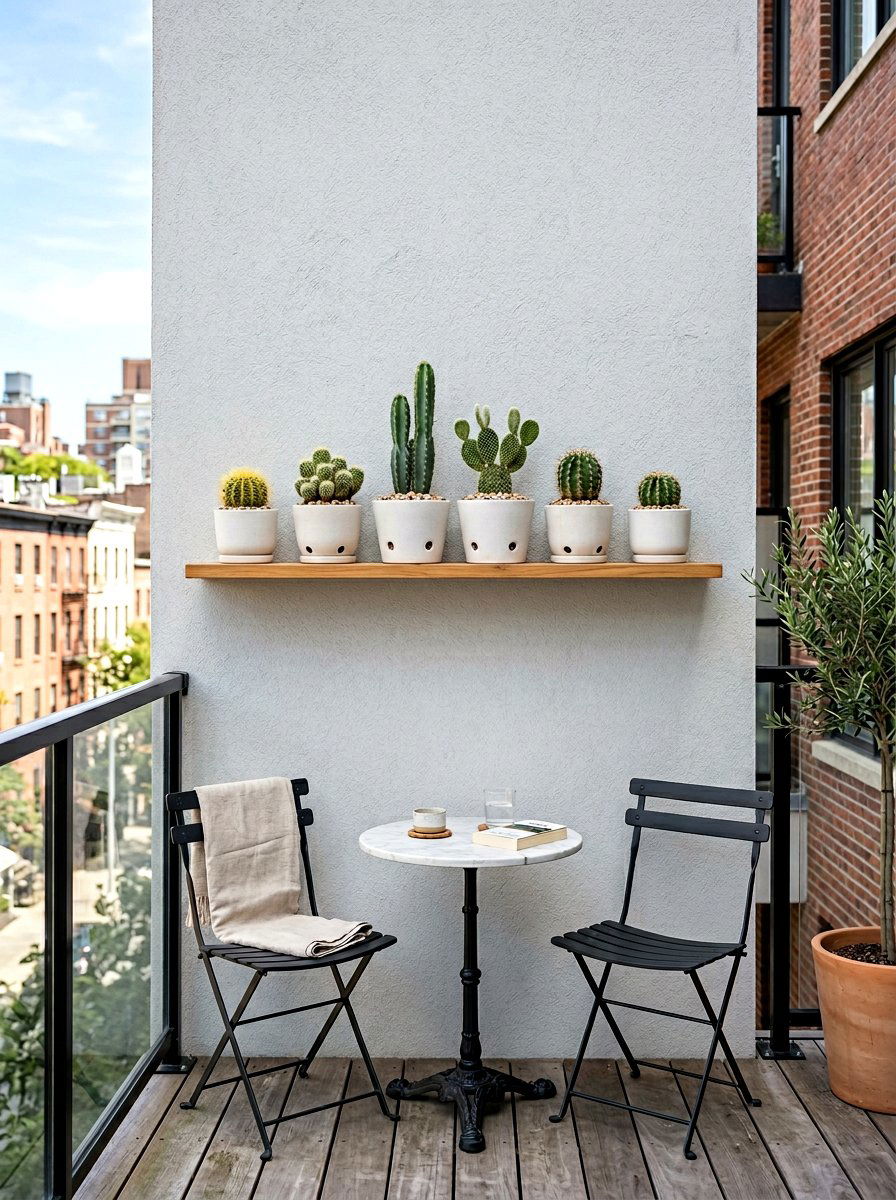 Floating Wall Shelf Planter - 25 Spring DIY Planter Ideas