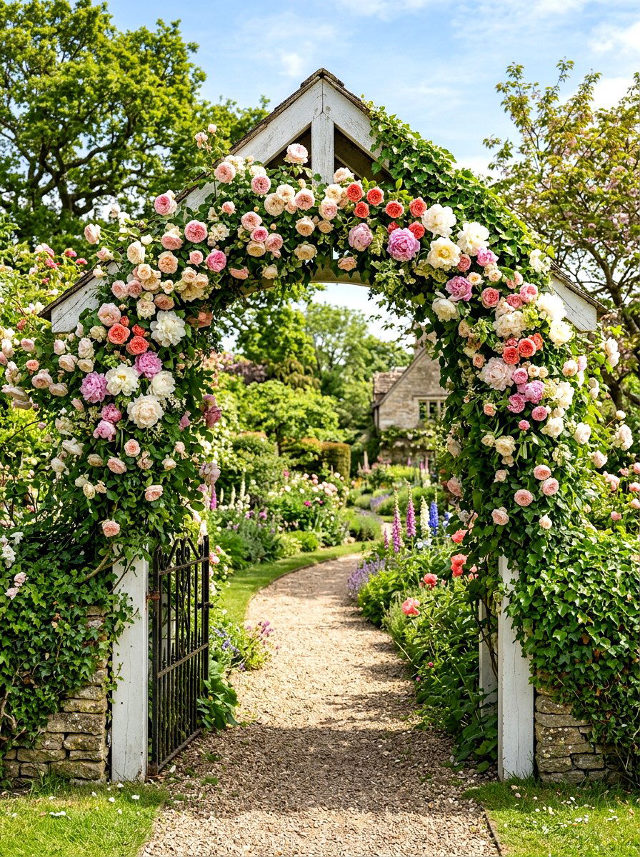 Floral Archway - 25 Spring Garden Party Ideas