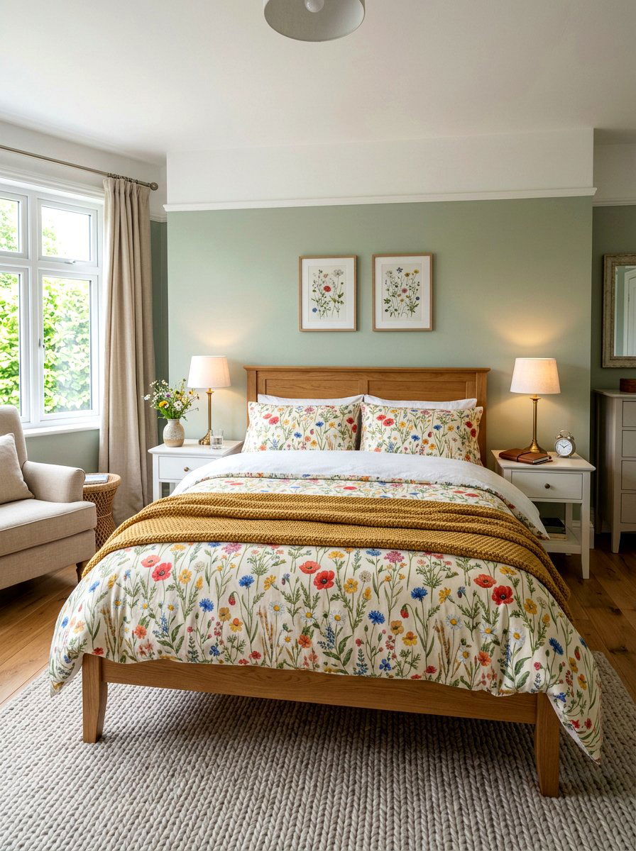 Floral Bedding Set - 25 Spring Floral Print Decor Ideas