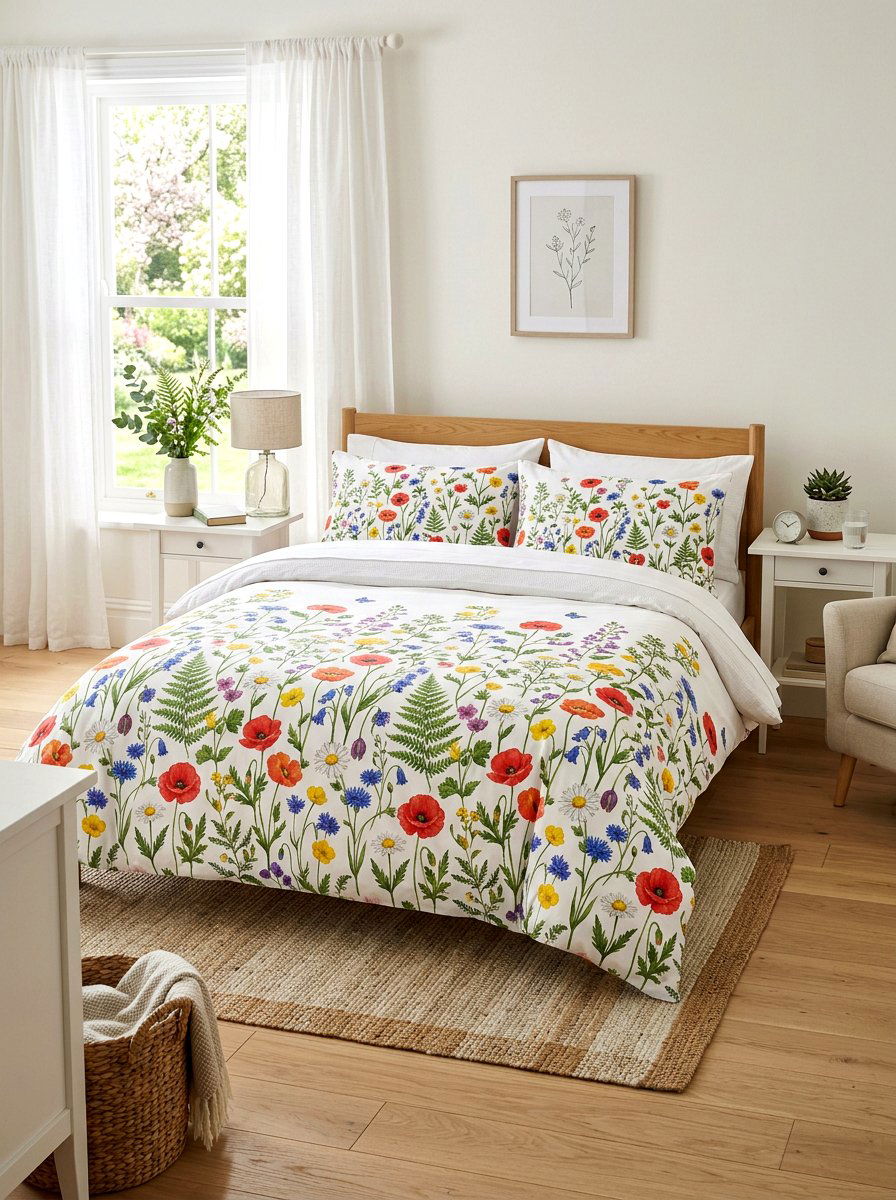 Floral Duvet Cover - 25 Spring Duvet Cover Ideas