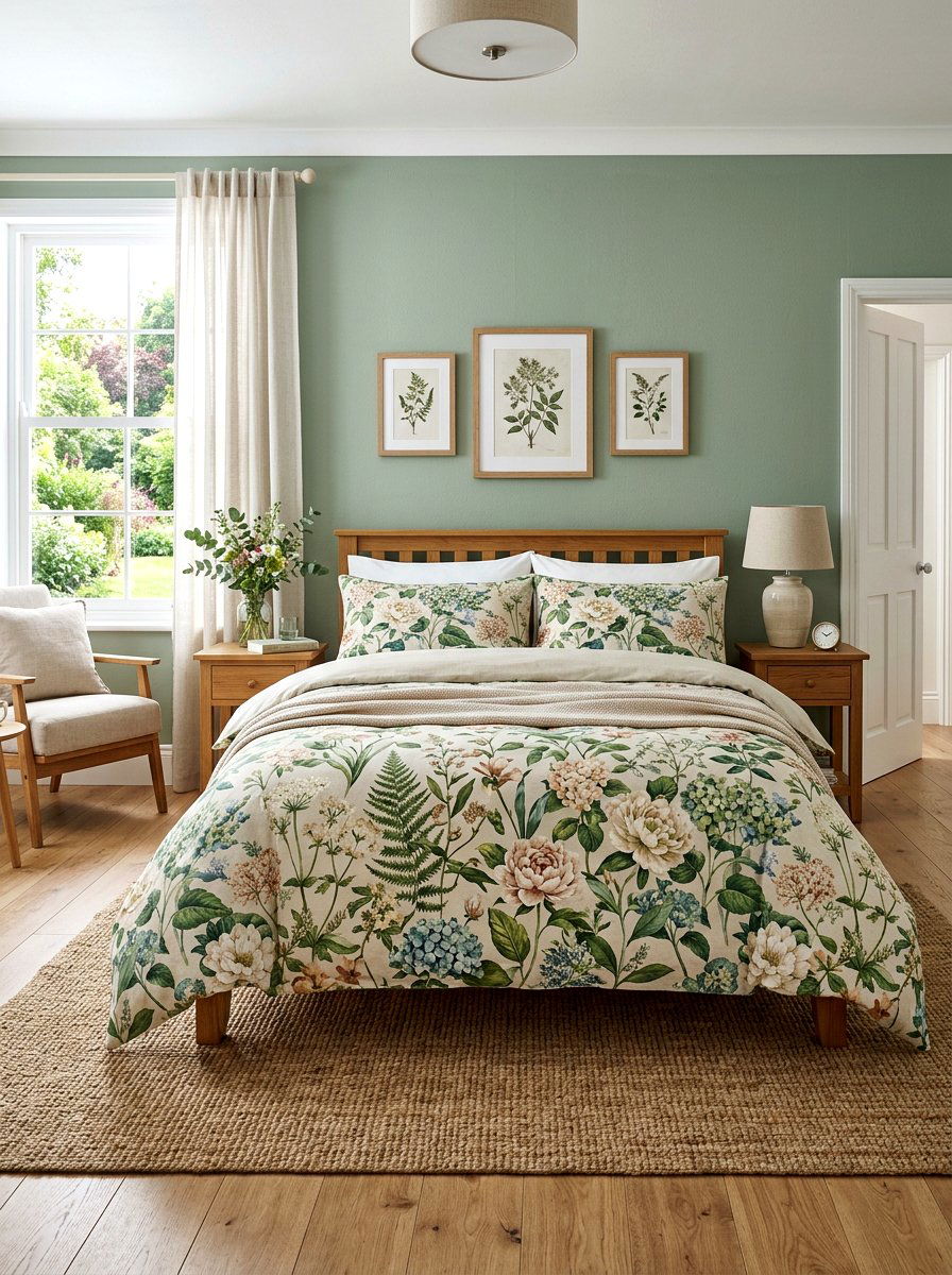 Floral Duvet - 25 Spring Guest Room Decor Ideas