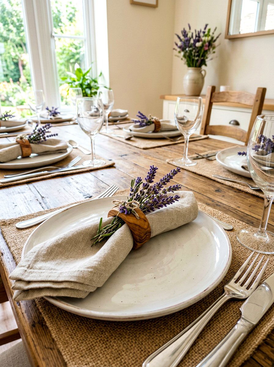 Floral Napkin Ring - 25 Spring Tea Party Decor Ideas