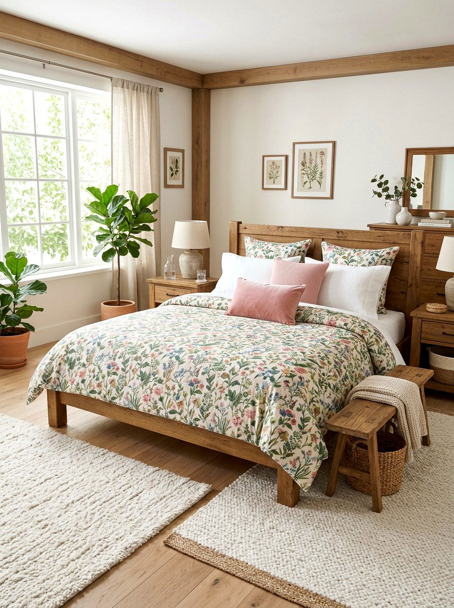 Floral Print Duvet Cover - 25 Spring Bedding Ideas