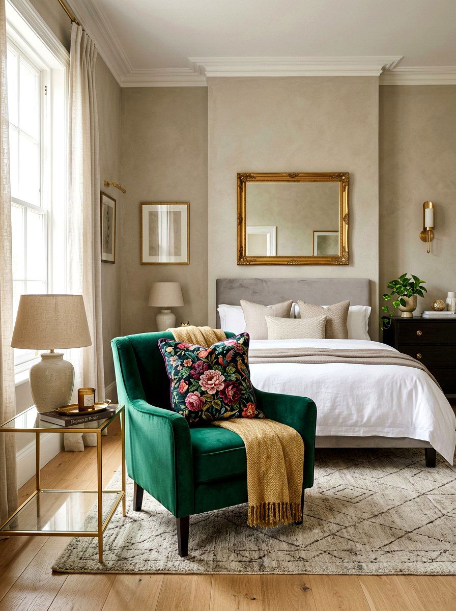 Floral Print Velvet Pillow - 25 Spring Velvet Pillow Ideas