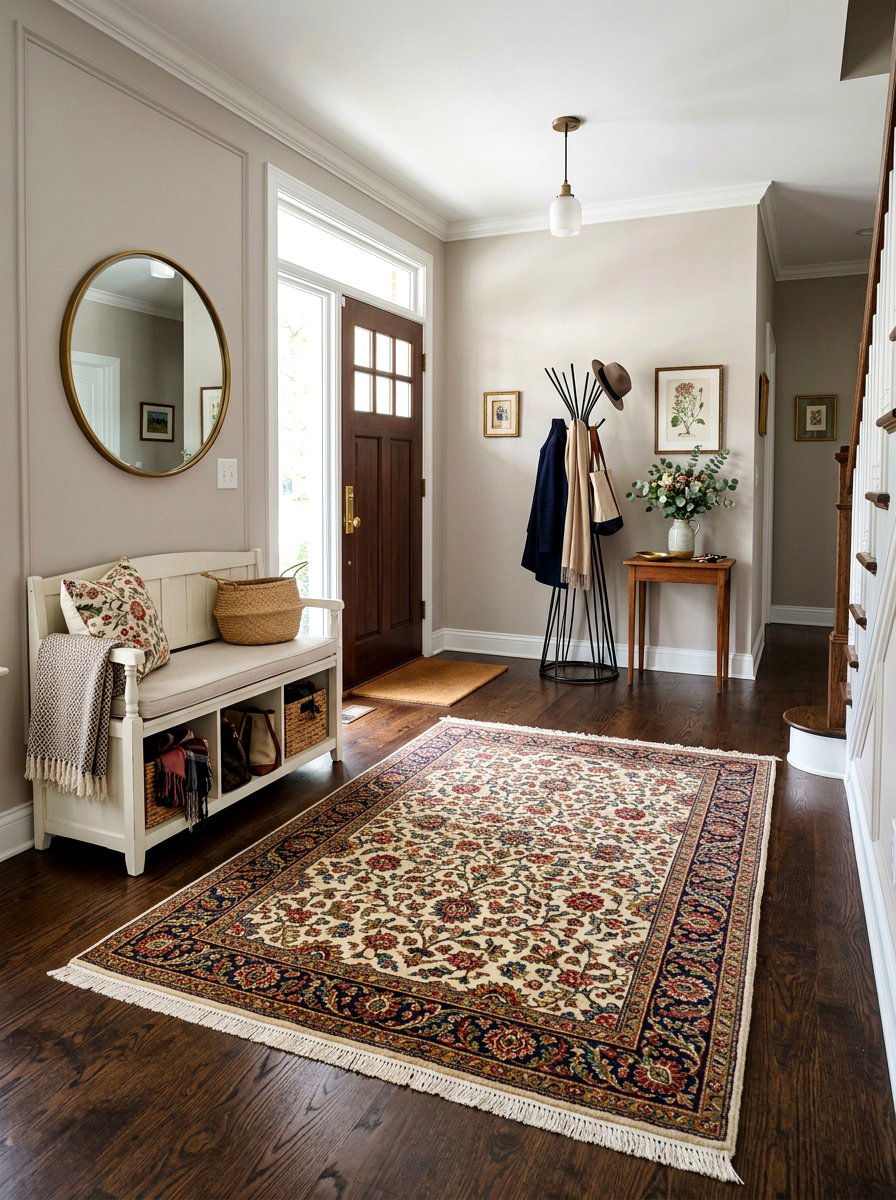 Floral Rug For Floor - 25 Spring Floral Print Decor Ideas