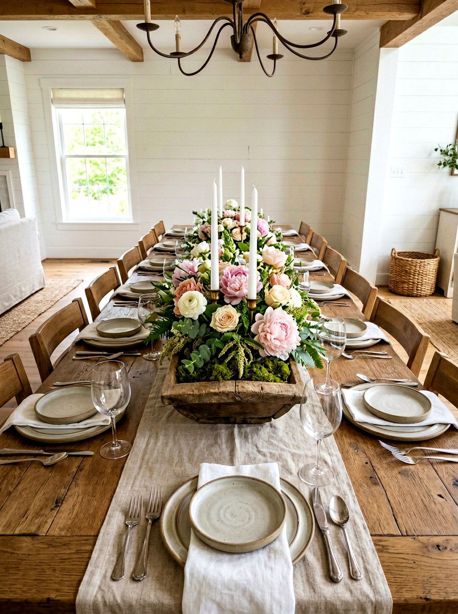 Floral Table Centerpiece - 25 Spring DIY Home Decor Ideas