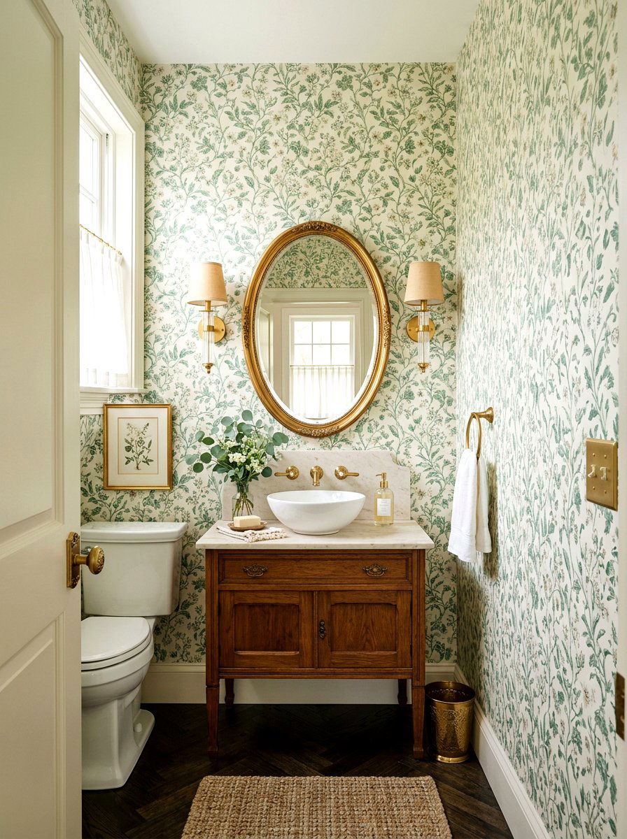 Floral Vine Wallpaper - 25 Spring Sprout Decor Ideas