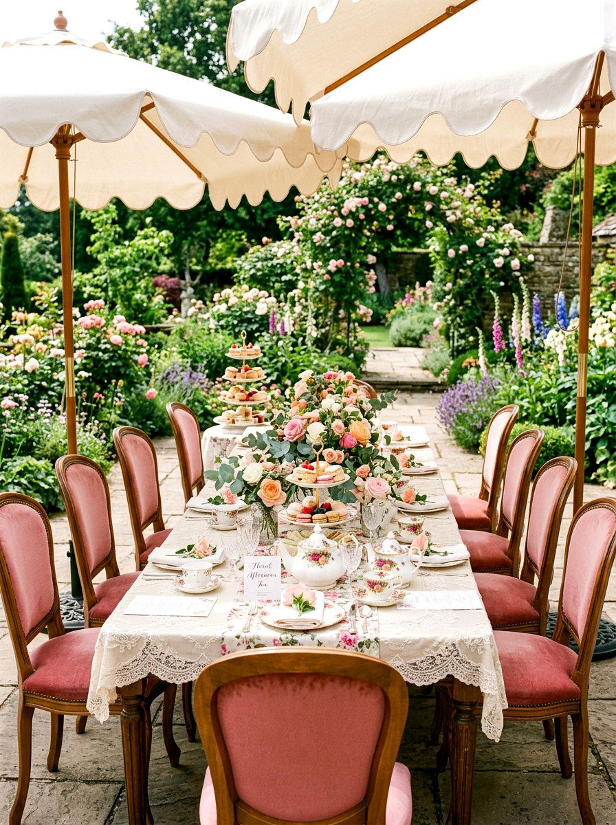 Floral tea party - 25 Spring Birthday Party Decor Ideas