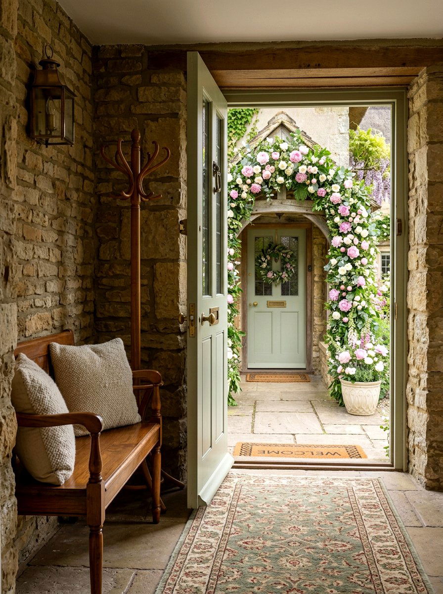 Flower Archway For Front Door - 25 Spring Arch Decor Ideas