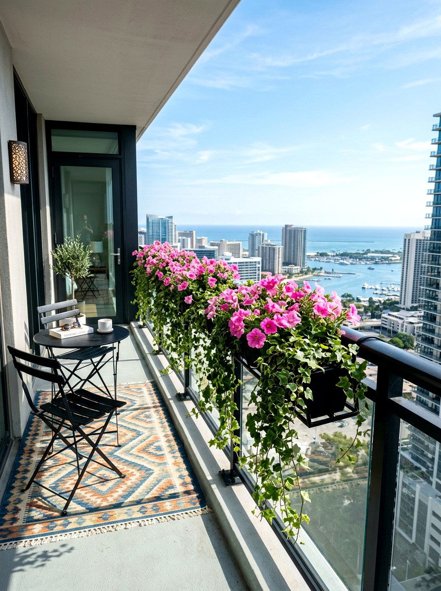 Flower Box For Balcony Railing - 25 Spring Balcony Railing Decor Ideas