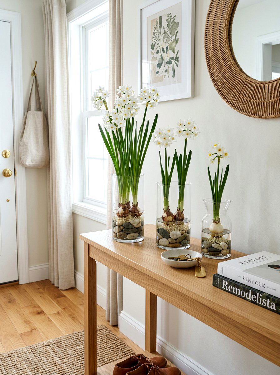 Flower Bulb Forced Bloom - 25 Spring Sprout Decor Ideas