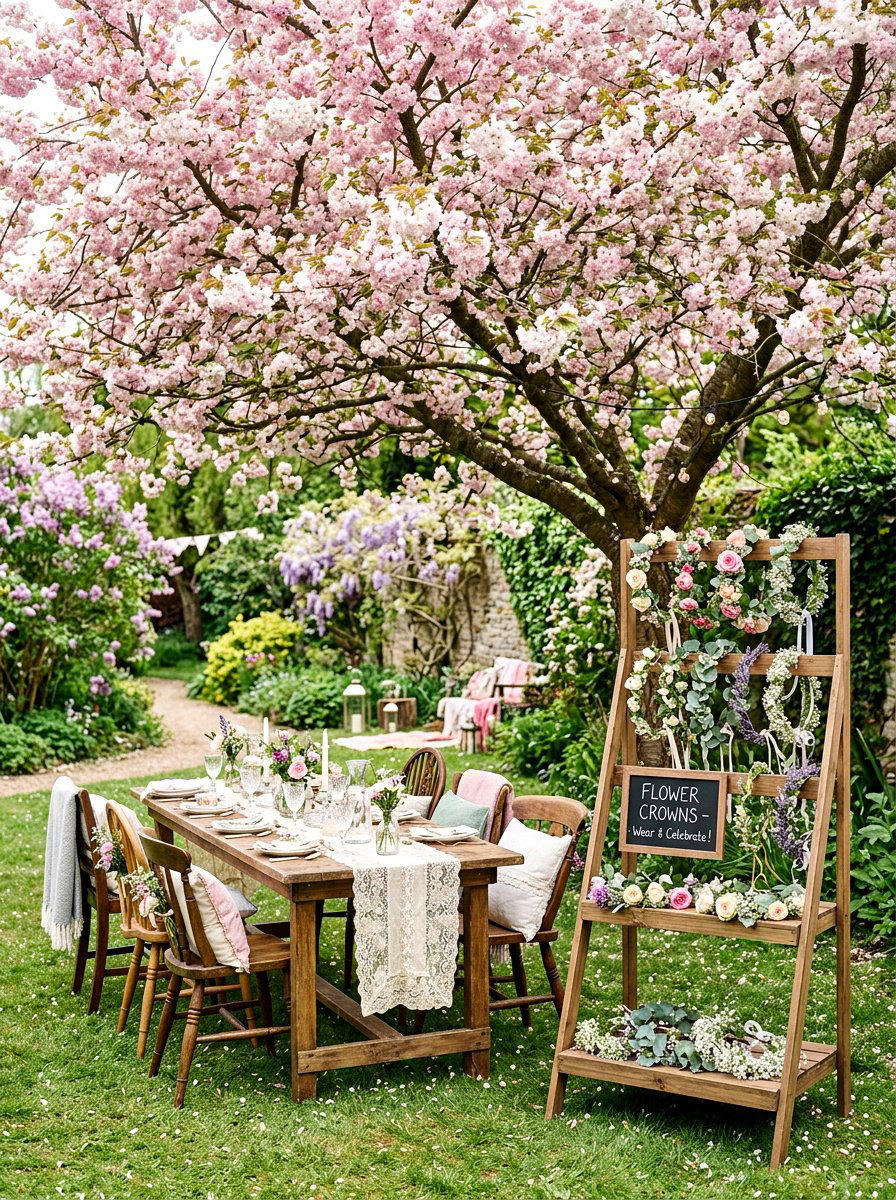 Flower Crown - 25 Spring Nature Craft Ideas