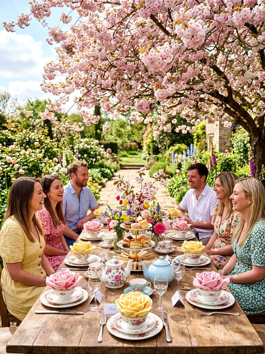 Flower Napkin - 25 Spring Napkin Folding Ideas