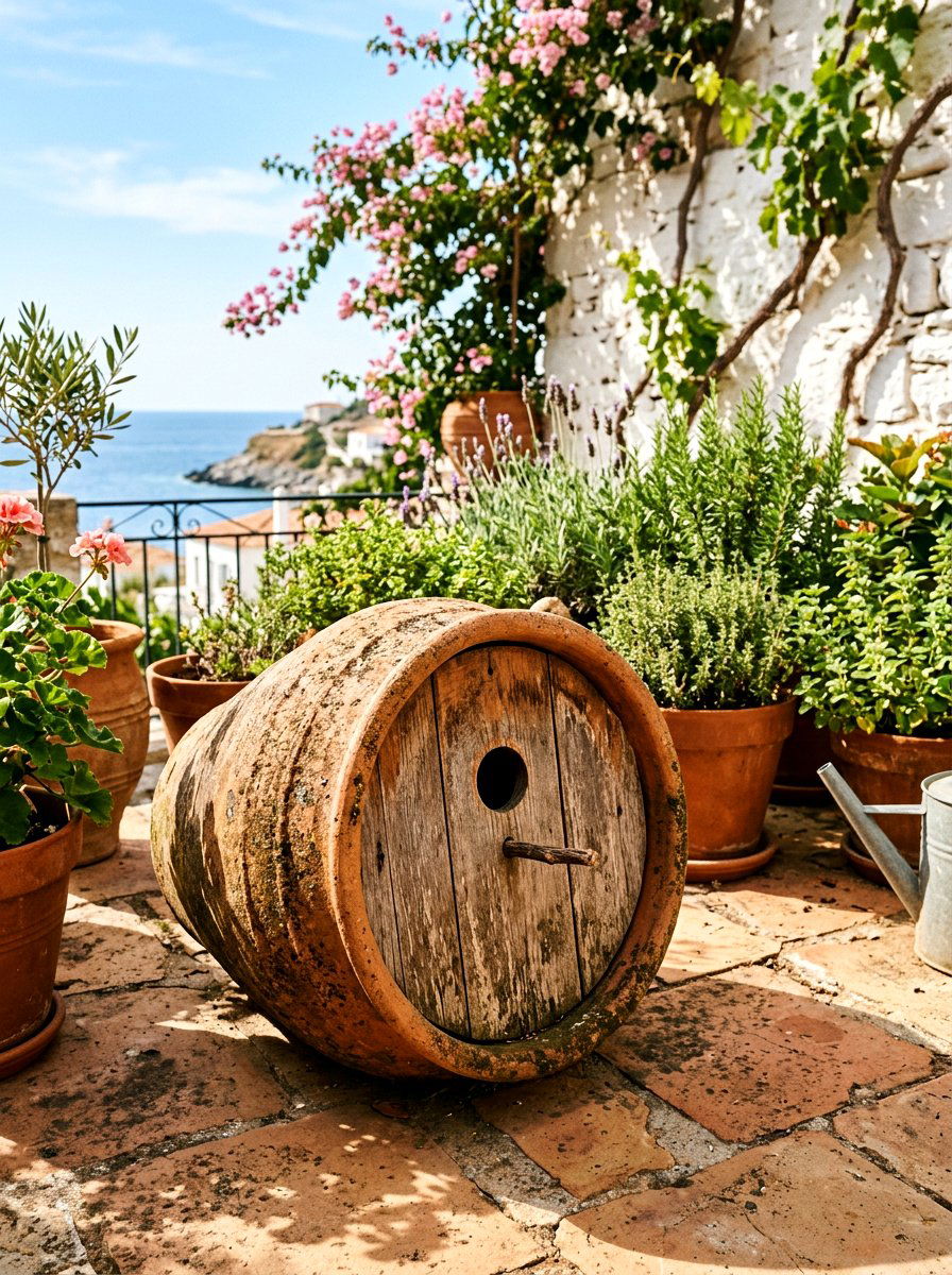 Flower Pot Birdhouse - 25 Spring DIY Birdhouse Ideas