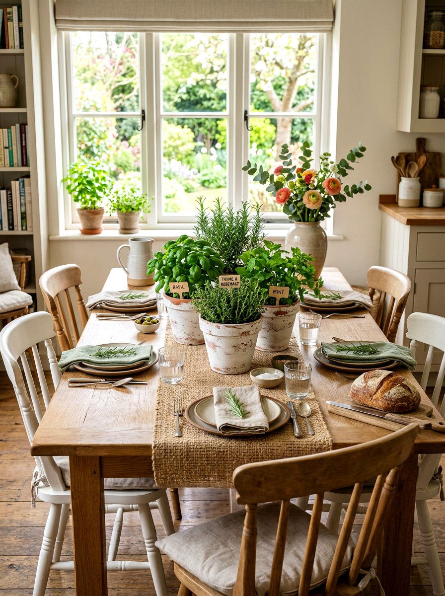 Flower Pot Centerpiece - 25 Spring Dollar Tree Decor Ideas