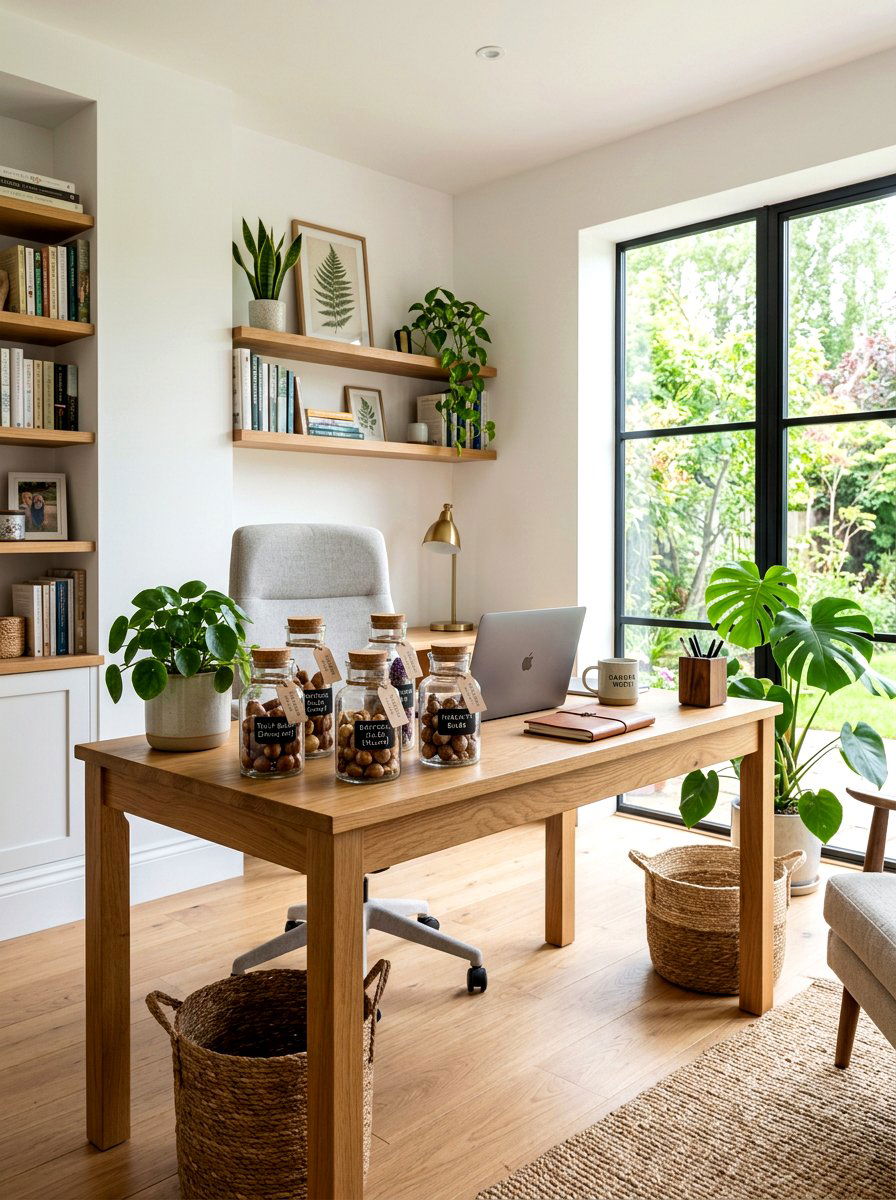 Flower bulb apothecary jar - 25 Spring Apothecary Jar Decor Ideas