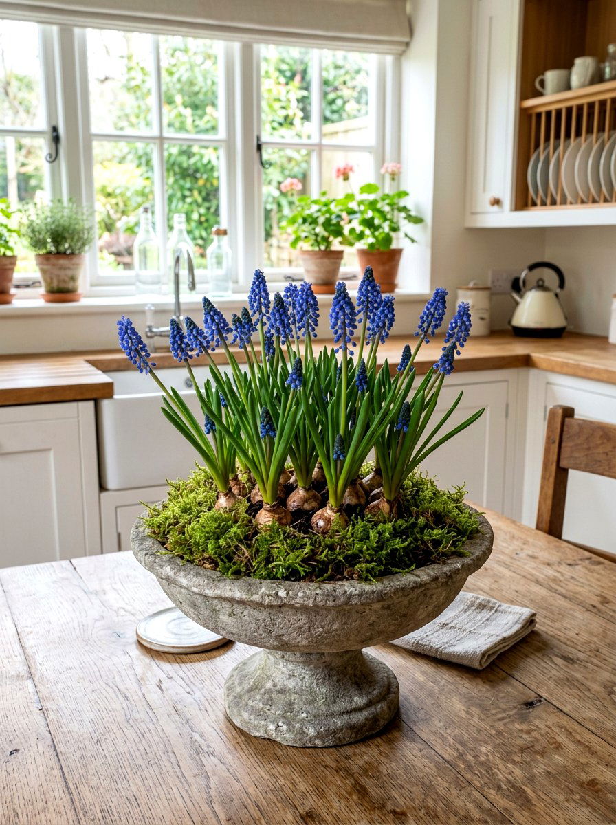Flowering bulb bowl - 25 Spring Compote Bowl Ideas