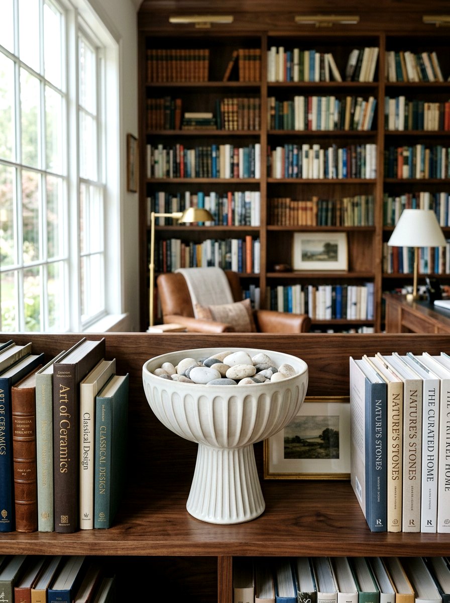 Fluted Ceramic Pedestal Bowl - 25 Spring Pedestal Bowl Ideas