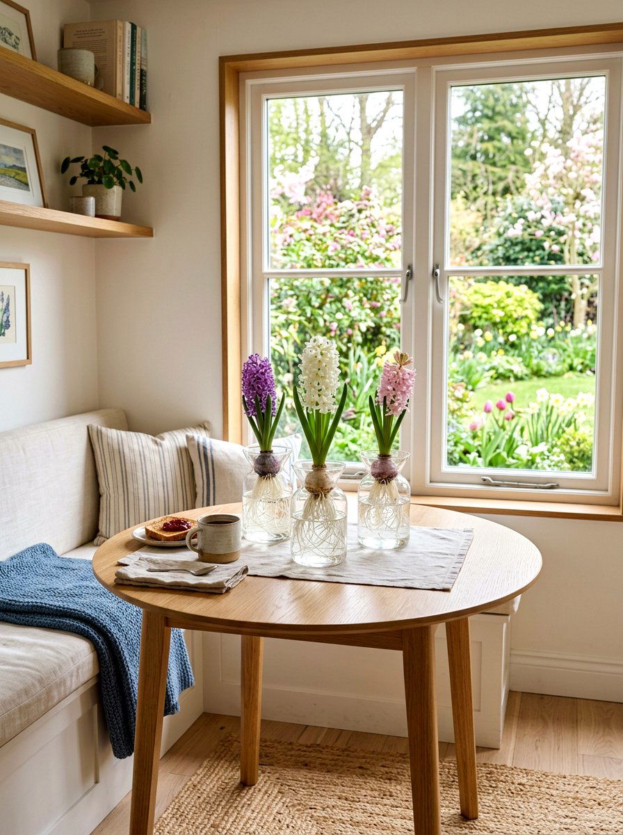 Forced Spring Bulb Jar - 25 Spring Glass Jar Decor Ideas