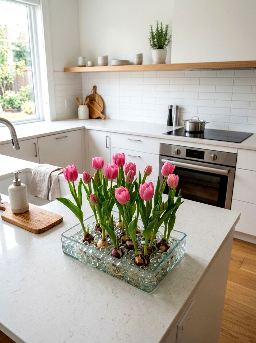 Forced Tulips In Water - 25 Spring Forced Bulb Ideas