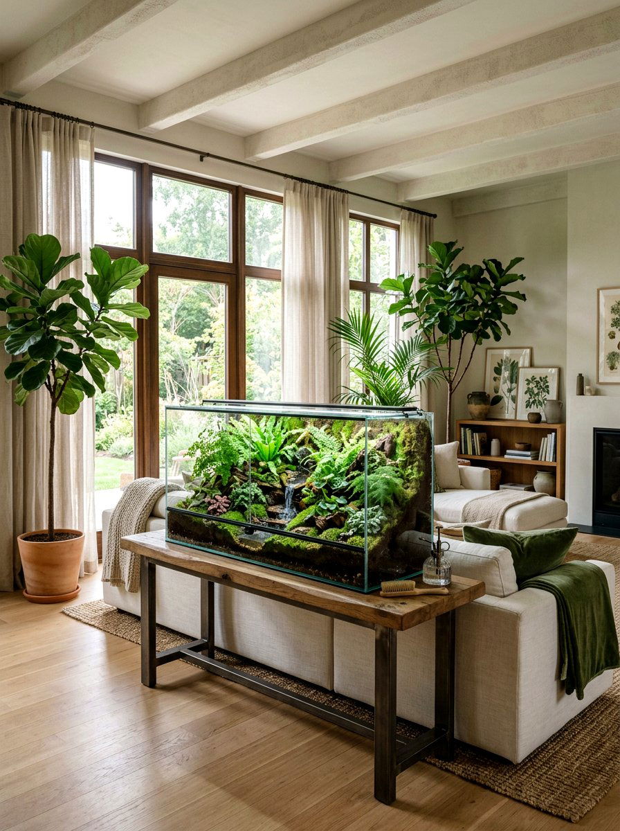 Forest Floor Terrarium - 25 Spring Terrarium Decor Ideas