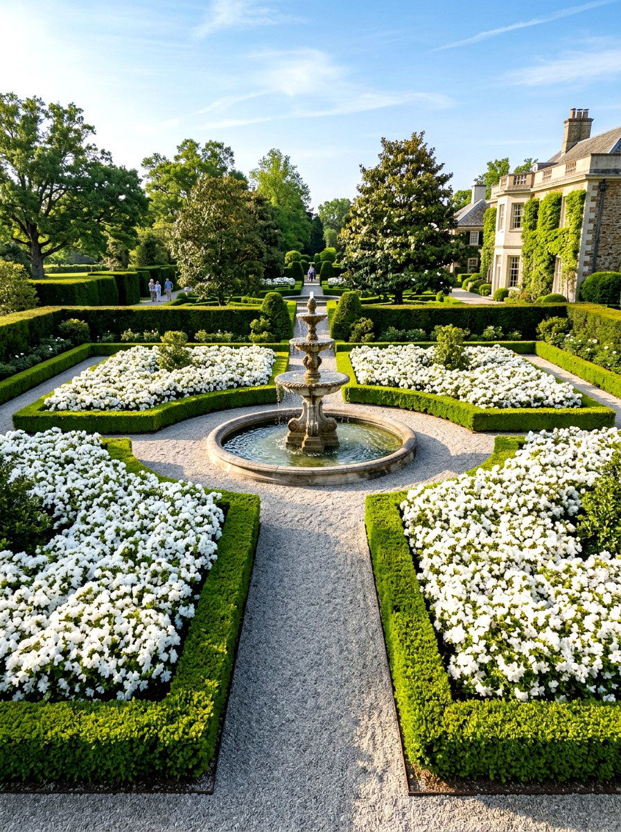 Formal Azalea Garden - 25 Spring Azalea Garden Ideas