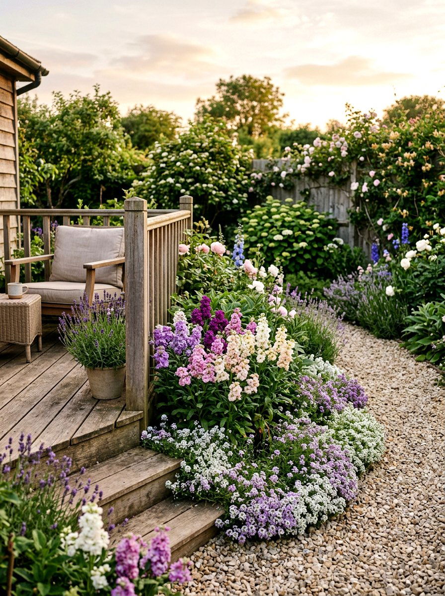 Fragrant Flower Border - 25 Spring Flower Border Ideas