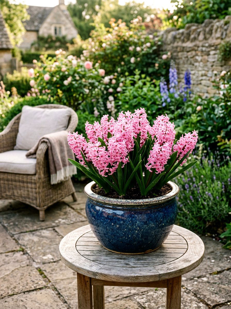 Fragrant Hyacinth Pot - 25 Spring Bulb Planter Ideas