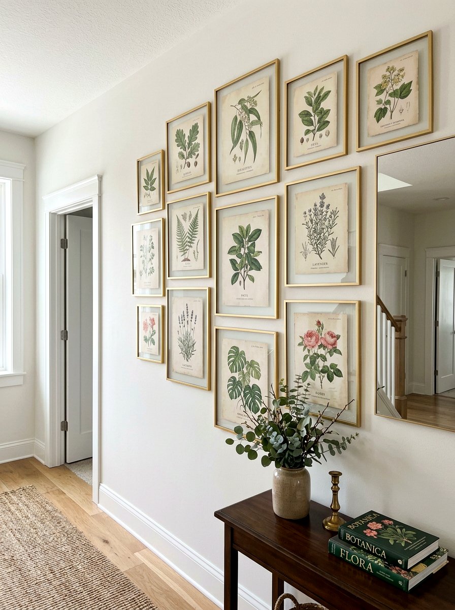 Framed Botanical Print - 25 Spring Room Makeover Ideas