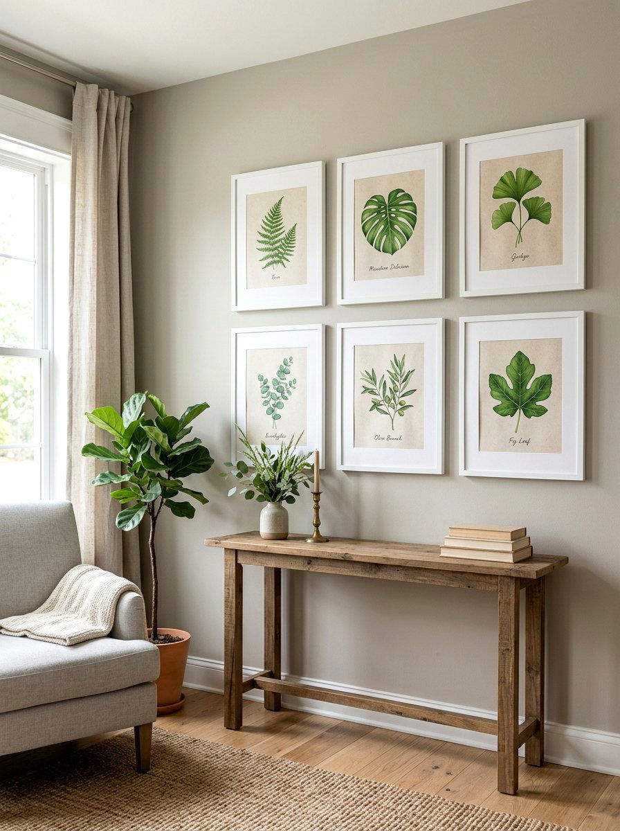 Framed Botanical Print - 25 Spring Thrift Flip Decor Ideas