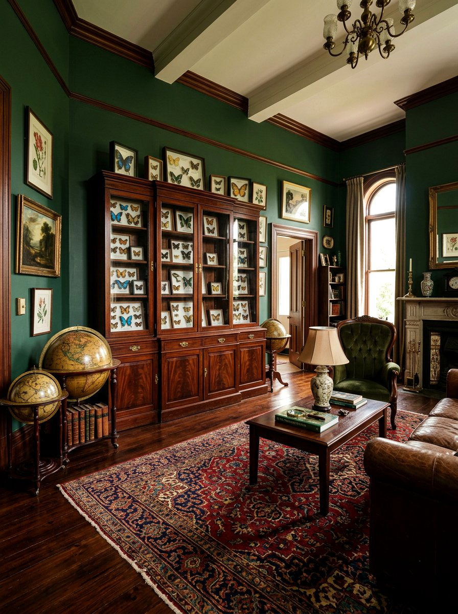 Framed Butterfly Specimens - 25 Spring Curio Cabinet Ideas