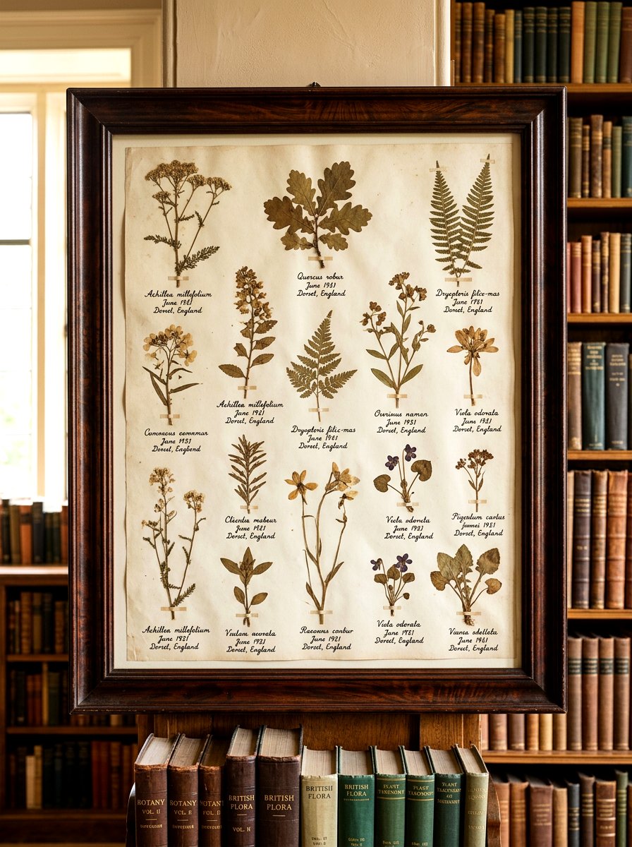 Framed Herbarium - 25 Spring Floral Wall Art Ideas